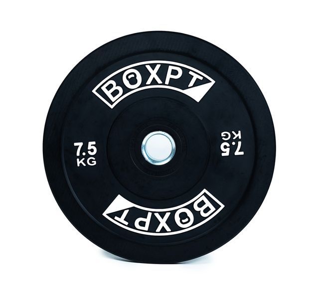 2 Disco Olímpico Preto 7,5kg