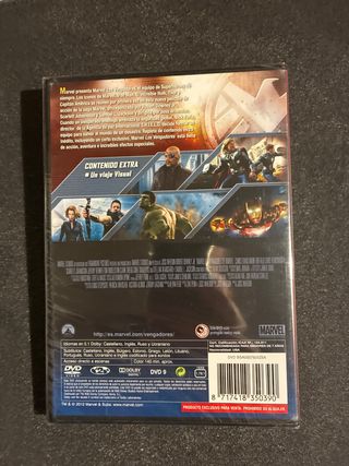 Los vengadores de Marvel Dvd