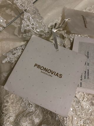 Vestido de novia  pronovias