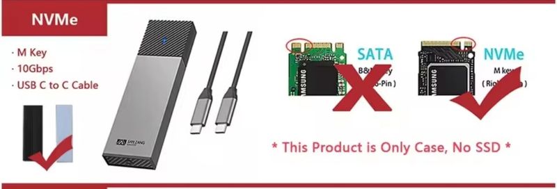 Carcasa SSD M2 NVMe 10GB FUENGIROLA afbeelding 4
