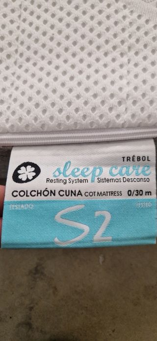 Colchón cama niño 140x70 trebol