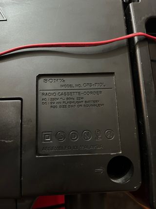 Radio Sony CFS-710L