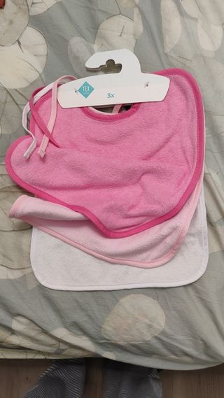 Pack 3 baberos niña