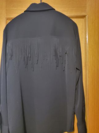 Camisa flecos zara