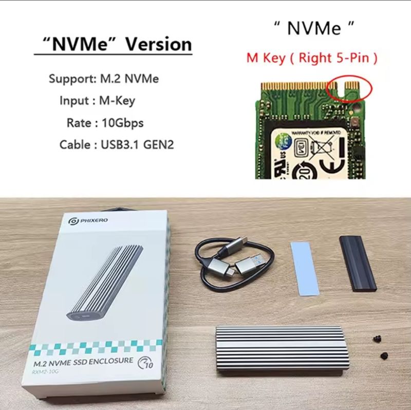 Carcasa SSD M2 NVME (DOBLE) FUENGIROLA afbeelding 4
