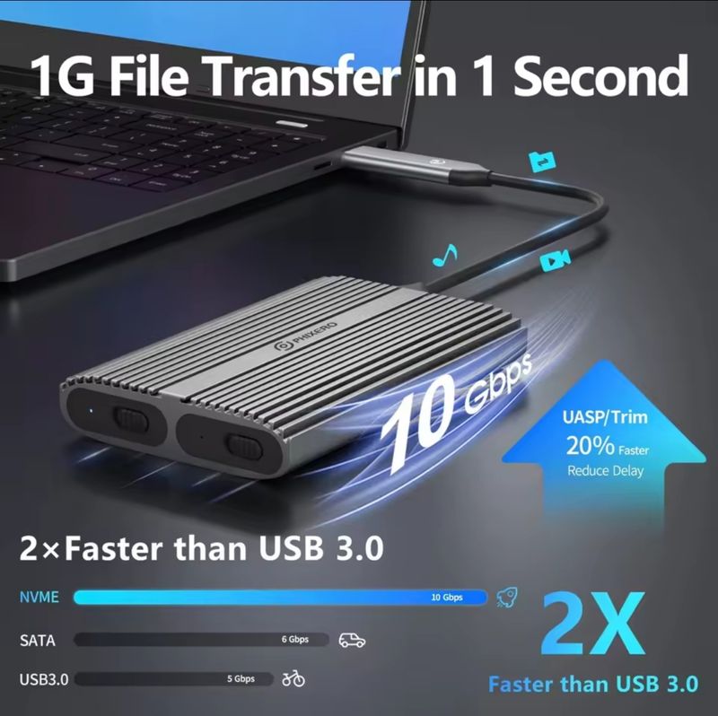 Carcasa SSD M2 NVME (DOBLE) FUENGIROLA afbeelding 7