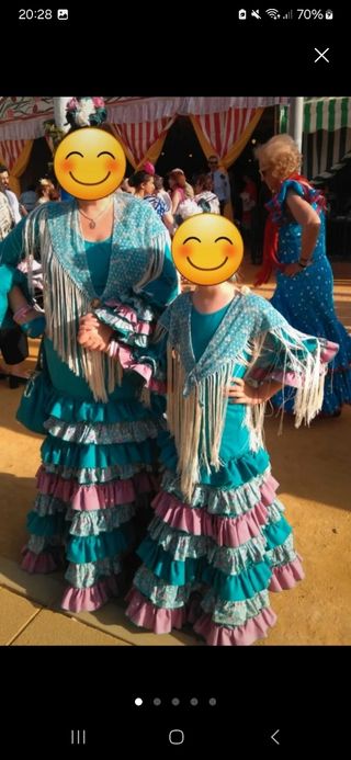Traje flamenca gitana niña