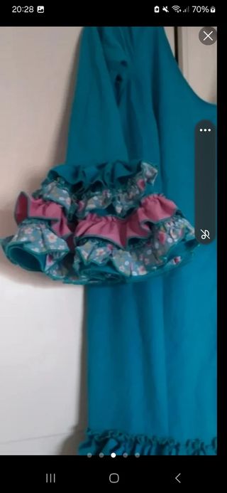 Traje flamenca gitana niña