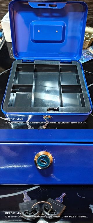 Hucha,caja caudales,fuerte,recaudación asa 2llaves