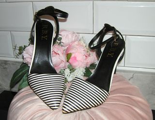 Zapatos tacón vintage pulsera tobillo no 38