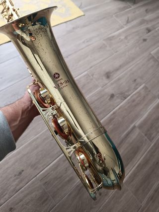 Saxo Tenor Yamaha YTS-31 Logo Púrpura de 1972