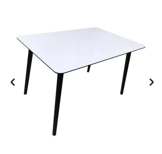 Mesa cocina o comedor blanca 120x80x75