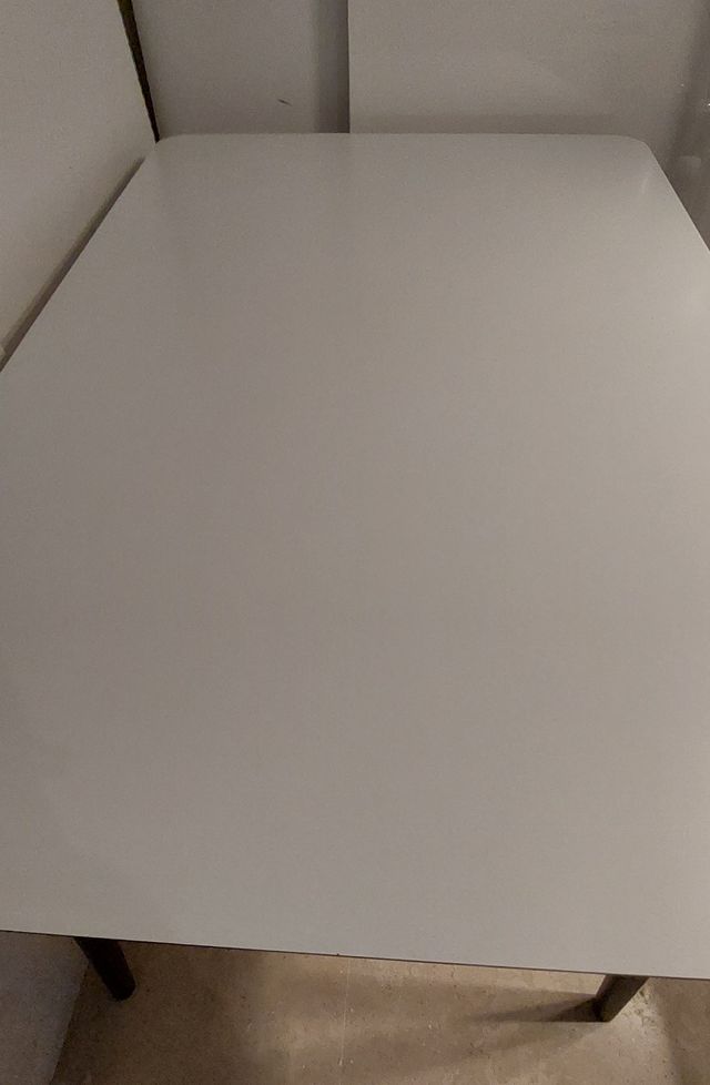 Mesa cocina o comedor blanca 120x80x75