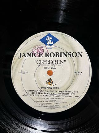 Janice Robinson "Children (Totally Remix)" vinile