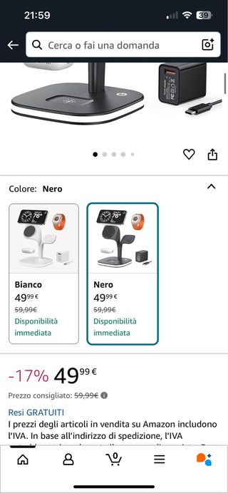 Stazione di Ricarica Telefono