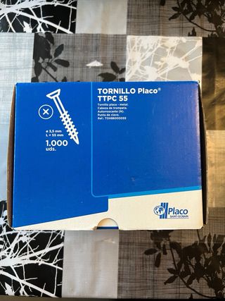Tornillo TTPC autoroscante. Caja de 1000 unidades