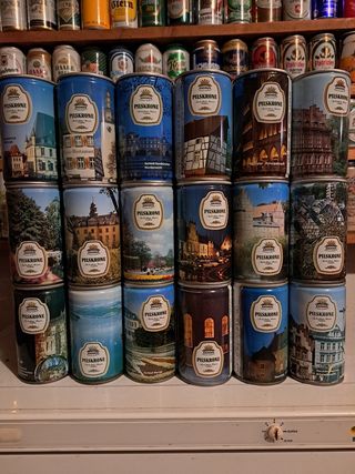 18 lattine Pilskrone  Set completo anni 80