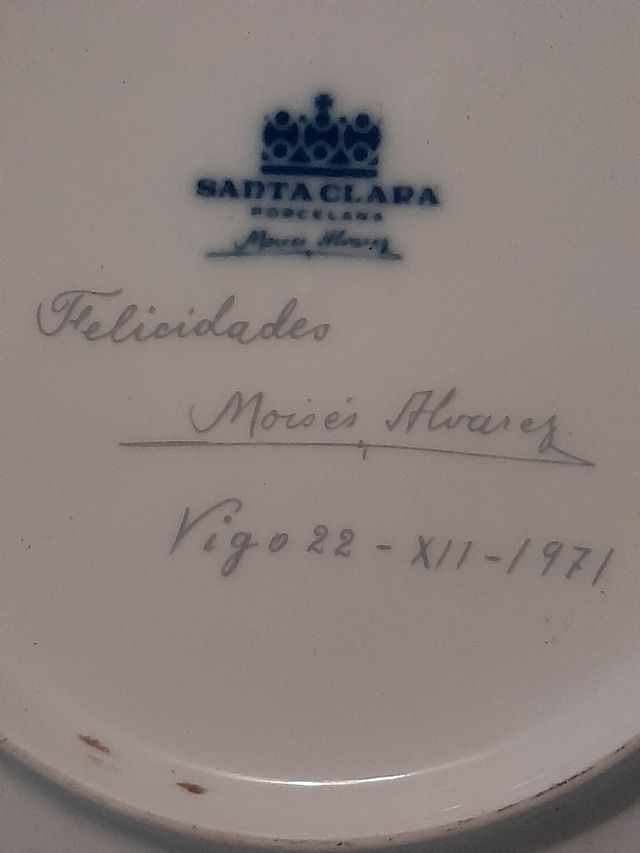 Plato decorativo 1971