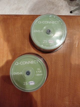 50 DVD virgenes DVD-R.