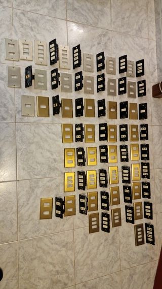 Lote Bticino: interruptores, conmutadores y mas