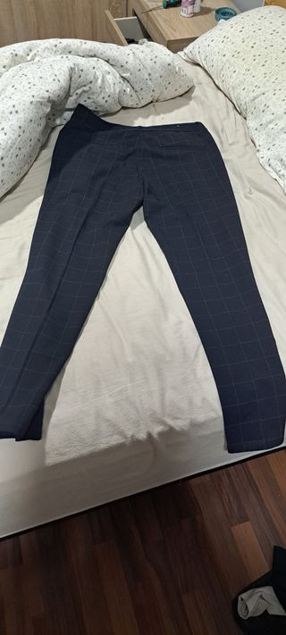 Pantalon cuadros zara