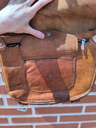 Bolso de piel marroquí 