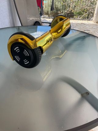 Hoverboard dorado nuevo