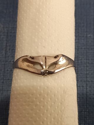 3 Anillos de gato en Plata autentica