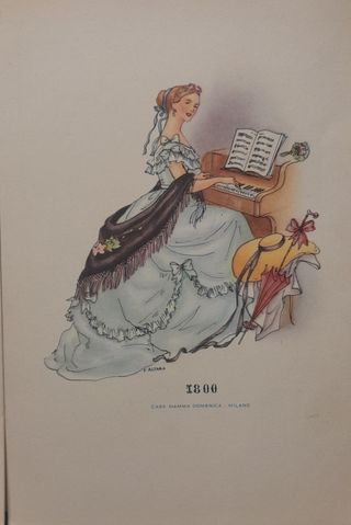 Cartoline vintage illustrate dal 1300 al 1900