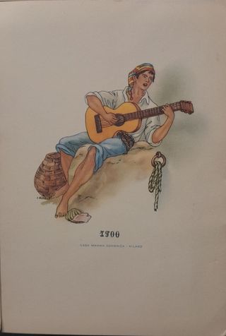 Cartoline vintage illustrate dal 1300 al 1900