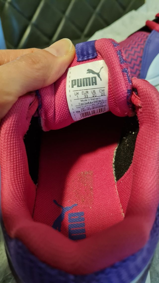 Scarpe bambina Puma n. 33