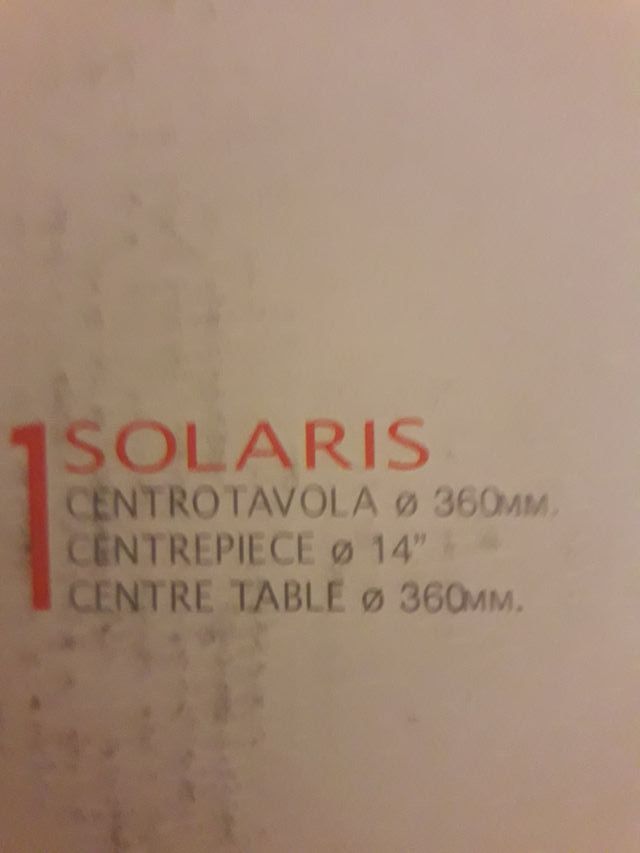 Frutero de cristal con plomo NUEVO