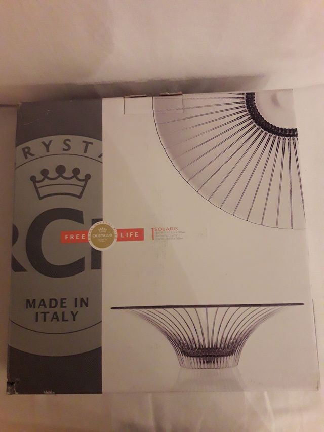 Frutero de cristal con plomo NUEVO