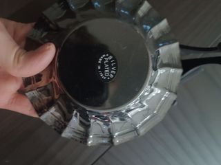Piatto decorativo in silver plated