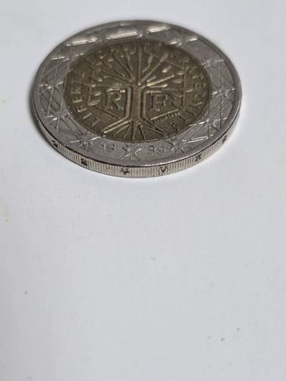 MONEDA DE 2 EUROS FRANCESA.ARBOL DE LA VIDA.1999