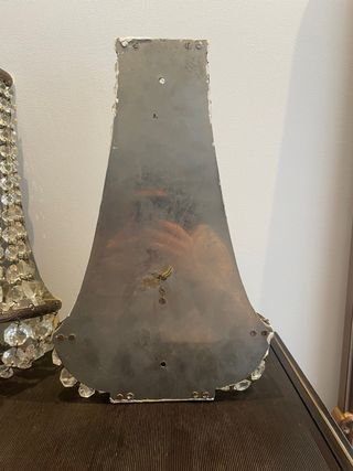 Apliques antigos de cristal