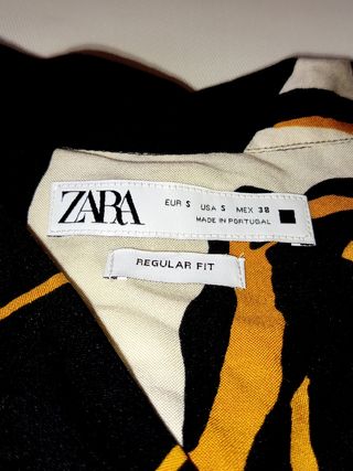 Camisa fresca Zara manga corta  excelente estado