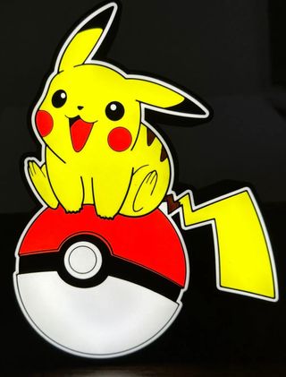Letrero led Picachu