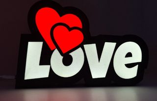 Letrero led LOVE