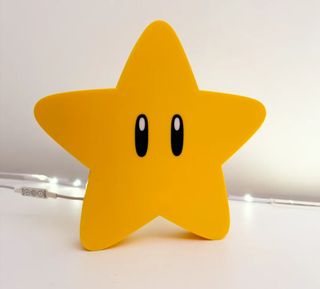 Letrero led estrella super Mario Bros