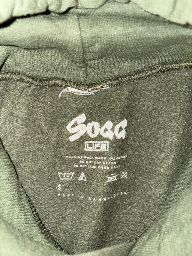 Sudadera verde militar marca Suga life