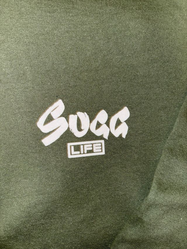 Sudadera verde militar marca Suga life