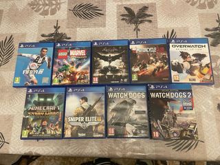 Ps4 FAT 500GB Dos Mandos y 9 juegos