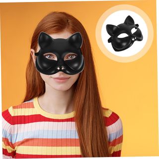 Máscara Gatúbela Talla única ajustable Gata Negra