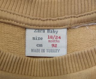 Sudadera manga larga Zara