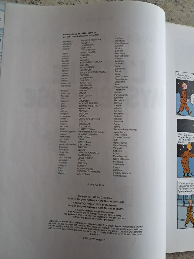 Libro Tintin L'etoile mysterieuse