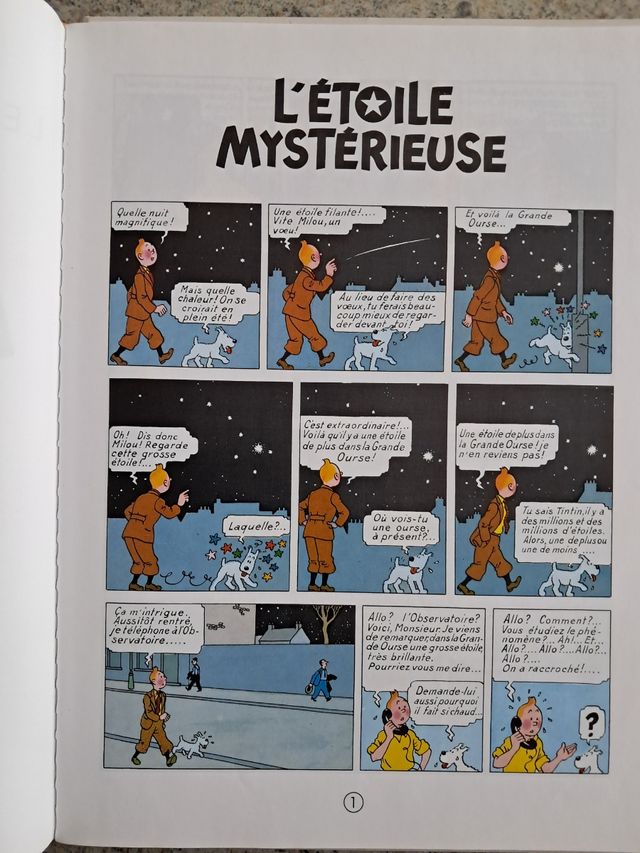 Libro Tintin L'etoile mysterieuse