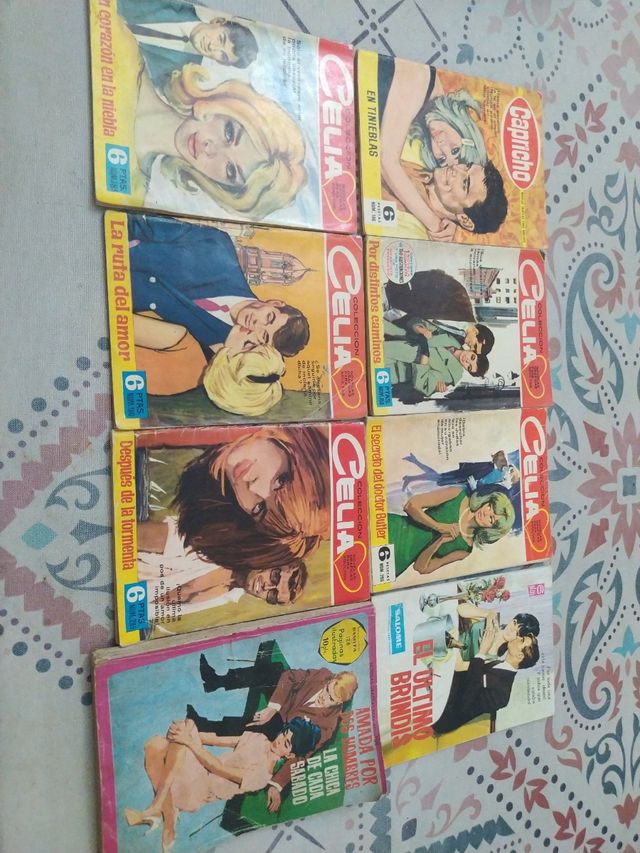Lote de 20 novelas gráficas antiguas Salome Cecil