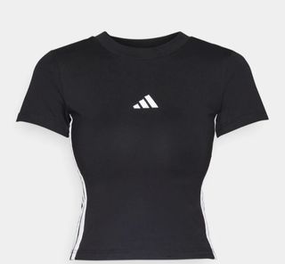 Camiseta Adidas estampada -black white