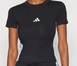 Camiseta Adidas estampada -black white